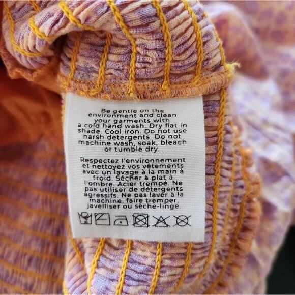 Peony Swimwear Gathered Midi Dress in Garden Party Size 6 US XS NWT - Picture 13 of 14